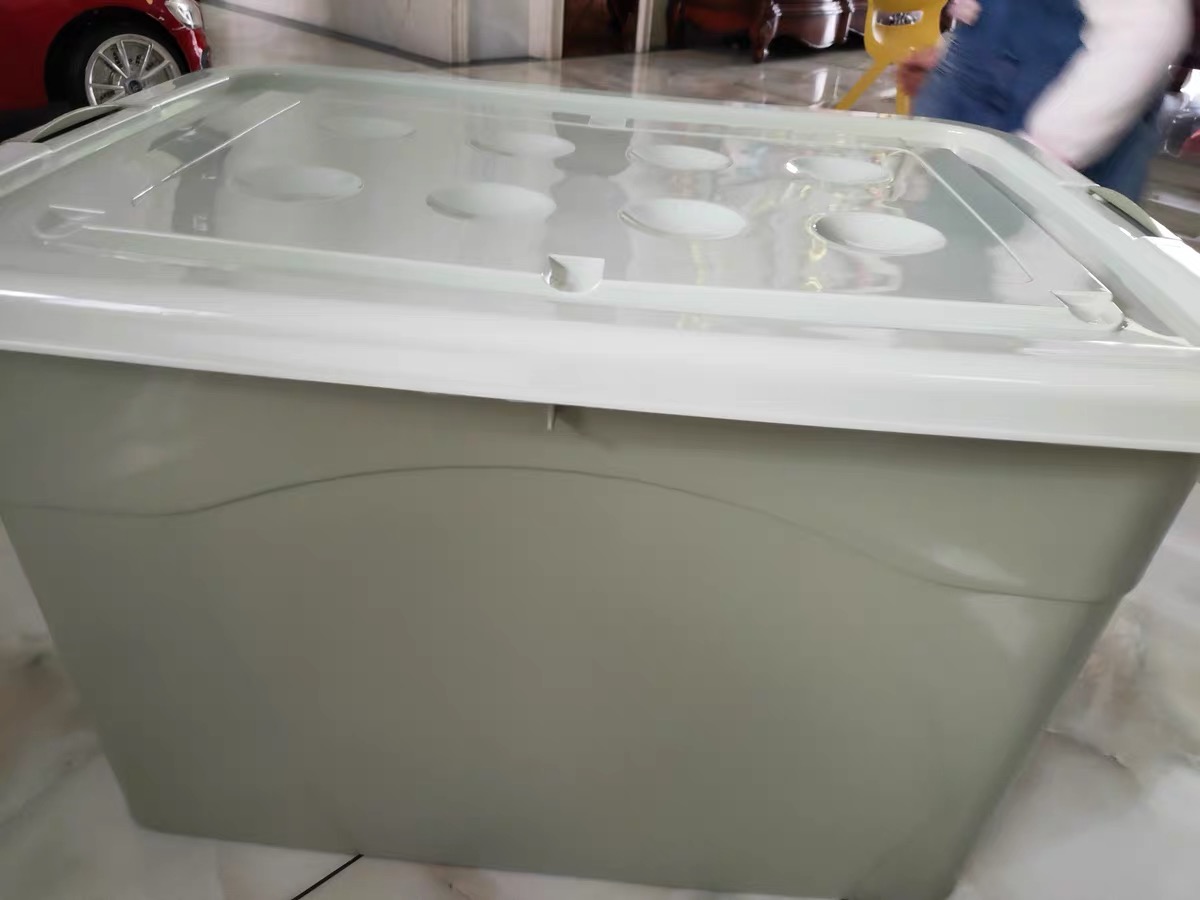 苏宁宜品 SNYP-SNX190 特大号绿色超大塑料家用衣服玩具储物收纳箱晒单图