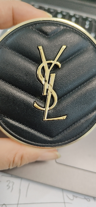 圣罗兰(YSL)持妆遮瑕防晒粉底液 YSL气垫 遮瑕持久皮气垫14g B20适合自然肤/色晒单图