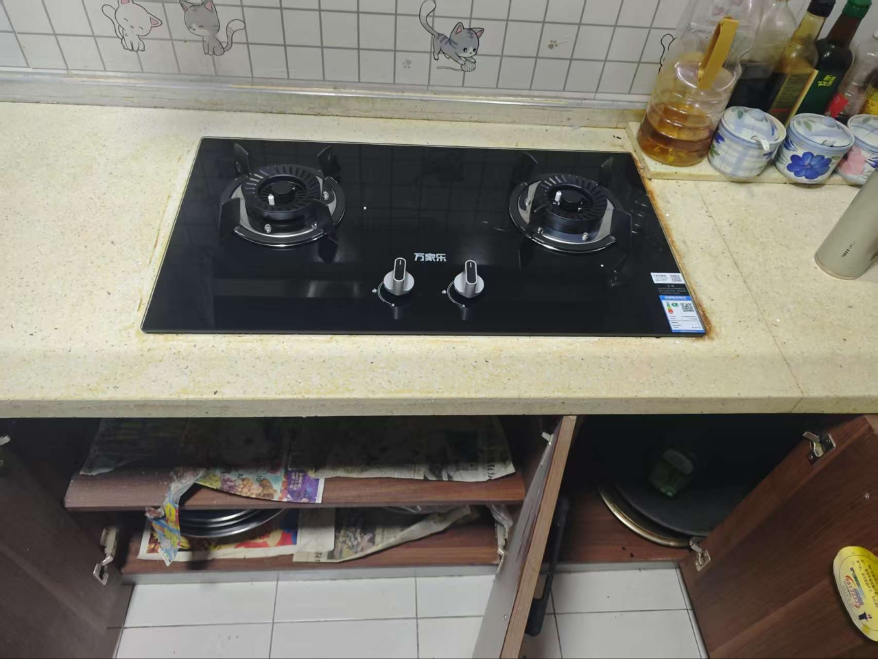 万家乐 双高火燃气灶煤气灶灶台嵌两用灶具 4.2kw烈火燃气灶 煤气灶 钢化玻璃双灶嵌入式 天然气JZT-KA031B晒单图