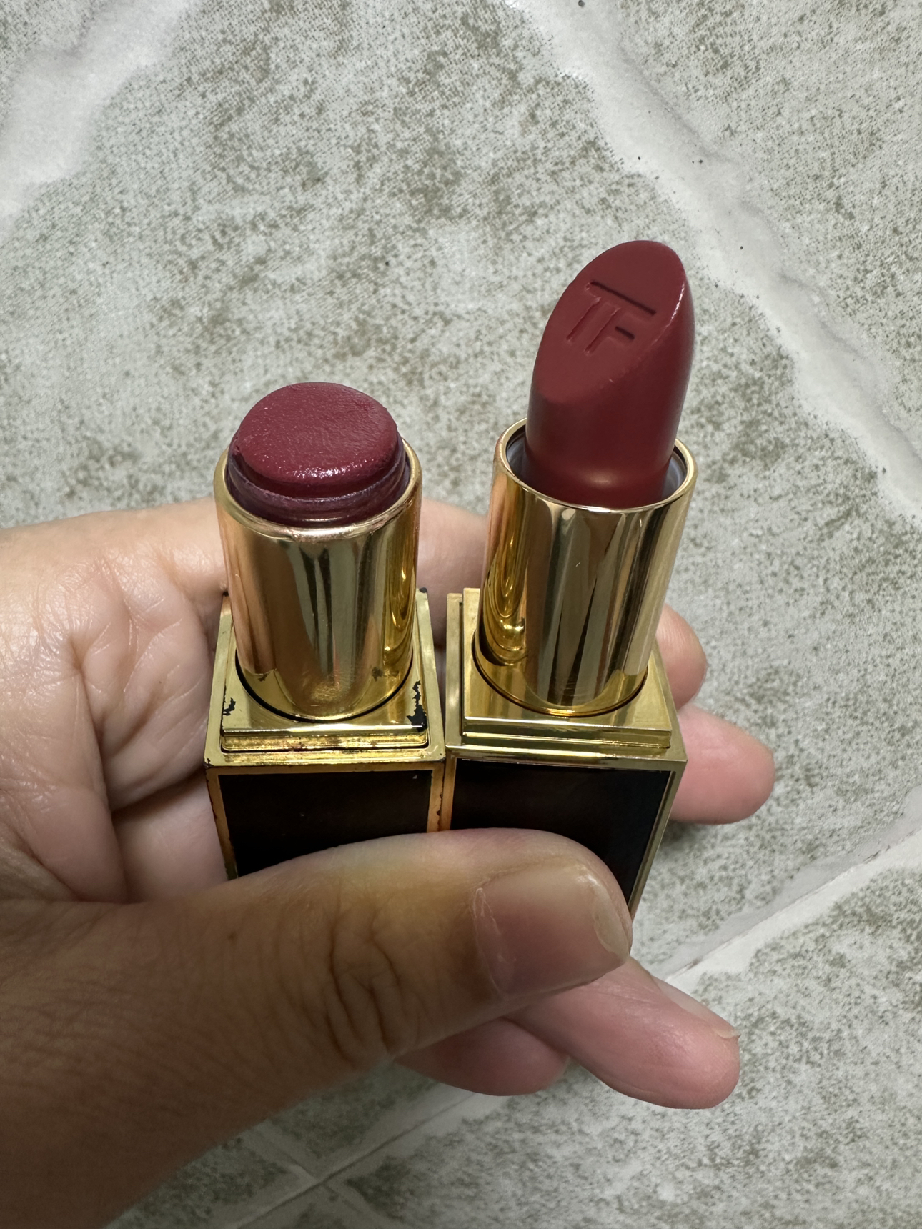 [礼盒礼袋]TF黑管口红3g 显白正红 奶油质地 #80燃情红棕晒单图