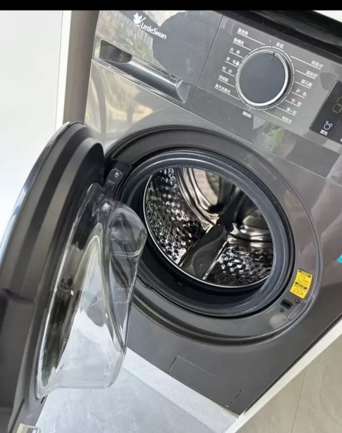 小天鹅(LittleSwan)滚筒洗衣机全自动家用水魔方10公斤以旧换新一级能效内衣洗国家补贴20% TG10V628T晒单图