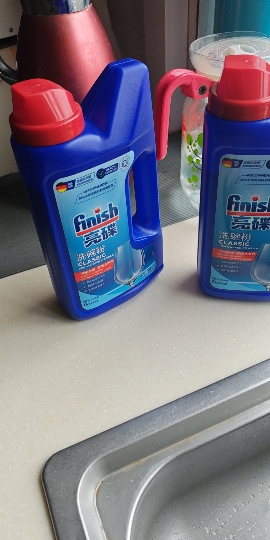 finish亮碟洗碗机专用洗涤粉剂洗碗粉1kg*2瓶光亮碗碟 洗涤剂洗碗粉洗碗块 西门子方太海尔美的洗碗机通用晒单图