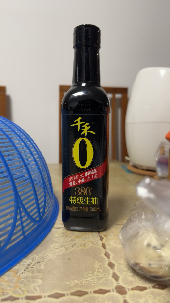 千禾酱油380天500ml纯粮酿造头道特级生抽不含味精无碘晒单图