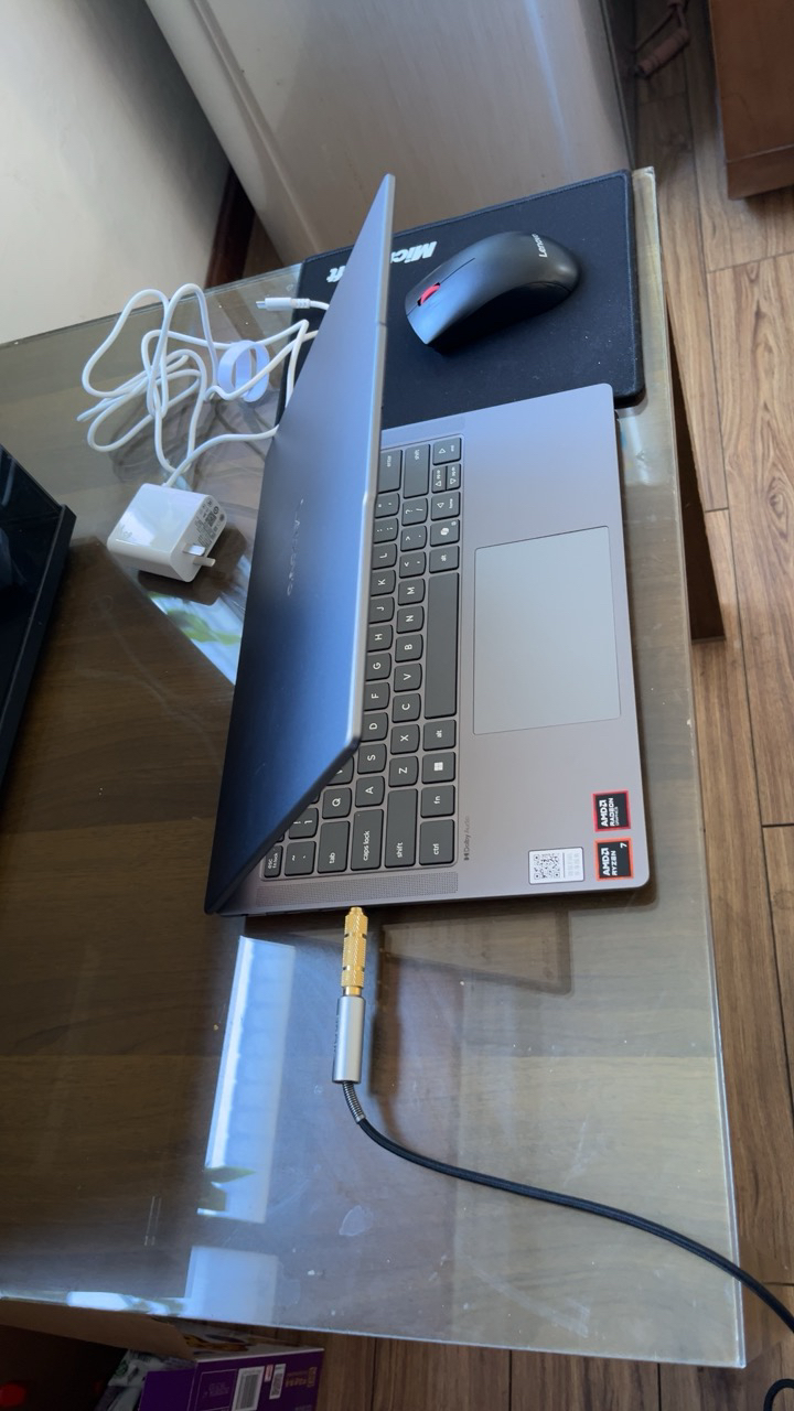 联想小新14 14英寸轻薄笔记本电脑(锐龙R7-H255 16G 512G 高色域 400nit 120Hz高刷)晒单图