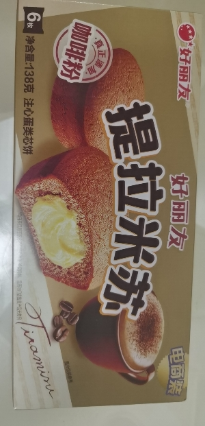 好丽友蛋糕派休闲零食早餐茶点西式糕点面包提拉米苏派 6枚 -单盒*2晒单图