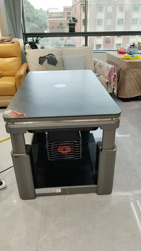 炉旺气电两用取暖桌天然气取暖桌取暖炉长方形升降茶几电暖炉语音电暖桌天然气烤火炉烤火桌家用客厅烤火桌燃气取暖器天然气烤火炉晒单图