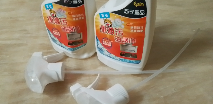 苏宁宜品厨房油污净油烟机重油污清洁剂2瓶装500ml/瓶[魔泡升级配方]晒单图