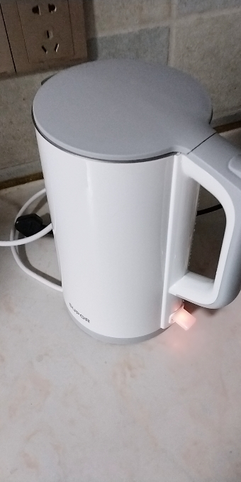 苏泊尔(SUPOR)1.7升大容量电热水壶烧水壶开水壶电水壶煮水壶 家用多功能无缝内胆食品级304不锈钢17T12C晒单图