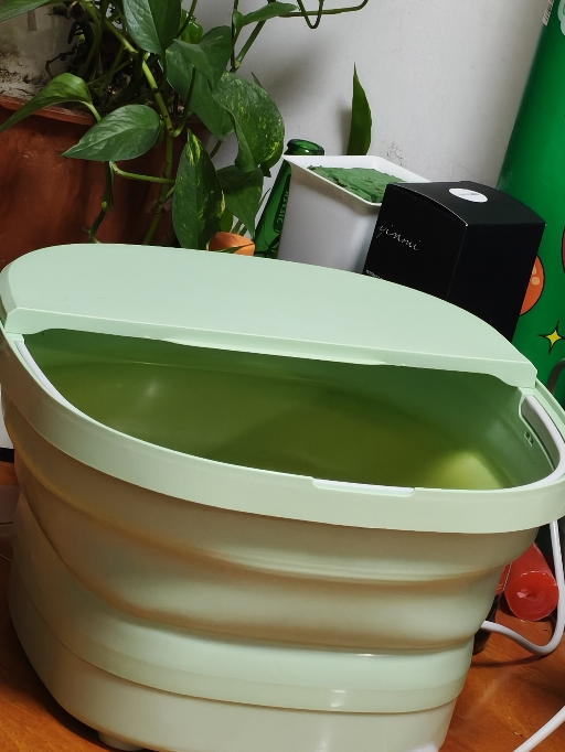 苏宁宜品 足浴盆 华清2家用折叠小型按摩加热泡脚桶沐足神器 绿色尊享款 YM-688(SNYP-ZYP8L-02Z)晒单图