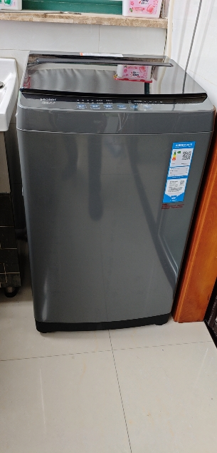 海尔(Haier)10公斤 变频 全自动 波轮洗衣机 1.0洗净比 纳米微泡净 除菌除螨 XQB100-BZ20B0晒单图