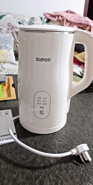 苏泊尔(SUPOR)烧水壶保温一体全自动恒温电热水壶5段调温开水壶电水壶304食品级不锈钢内胆1.5L大容量 1.7L晒单图