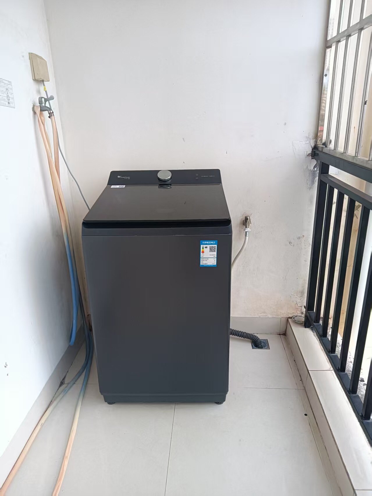 小天鹅全自动波轮洗衣机TB12N6 12KG瑾瑜蓝晒单图