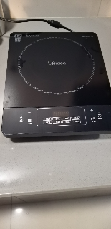 美的(Midea)电磁炉家用多功能大功率炒菜火锅一体2200W家用猛火爆炒耐用面板八档火力电磁灶火锅炉RT22E0103晒单图