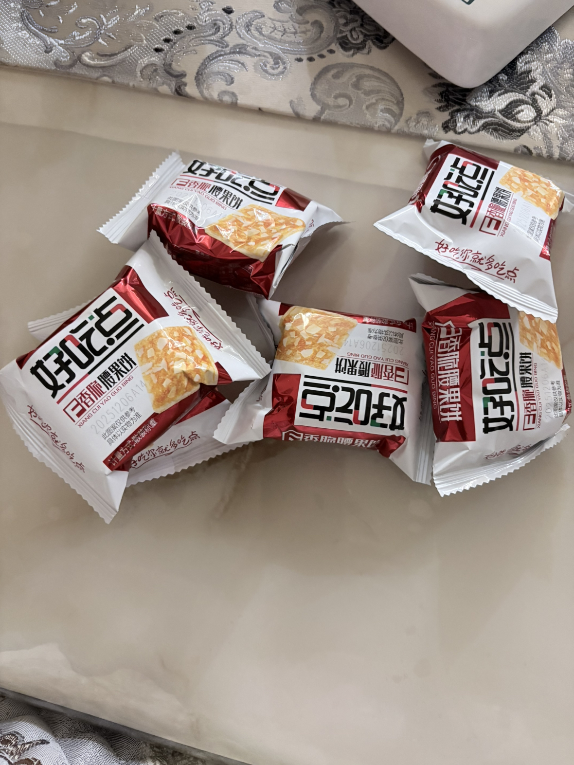 达利园[香脆腰果饼800g]薄脆饼干整箱独立包装休闲食品晒单图