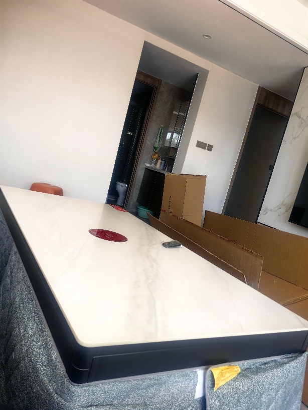 雪中情取暖桌电暖桌电暖炉烤火炉家用多功能升降茶几烤火桌电烤炉茶几一体电烤桌长方形家用客厅取暖桌Q25雪山银狐1.6米晒单图