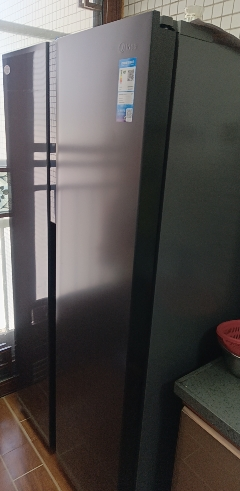 [自营]美的冰箱(Midea)550升对开门变频一级能效超薄电冰箱智能无霜净味BCD-550WKPZM(E)嵌入大容量晒单图