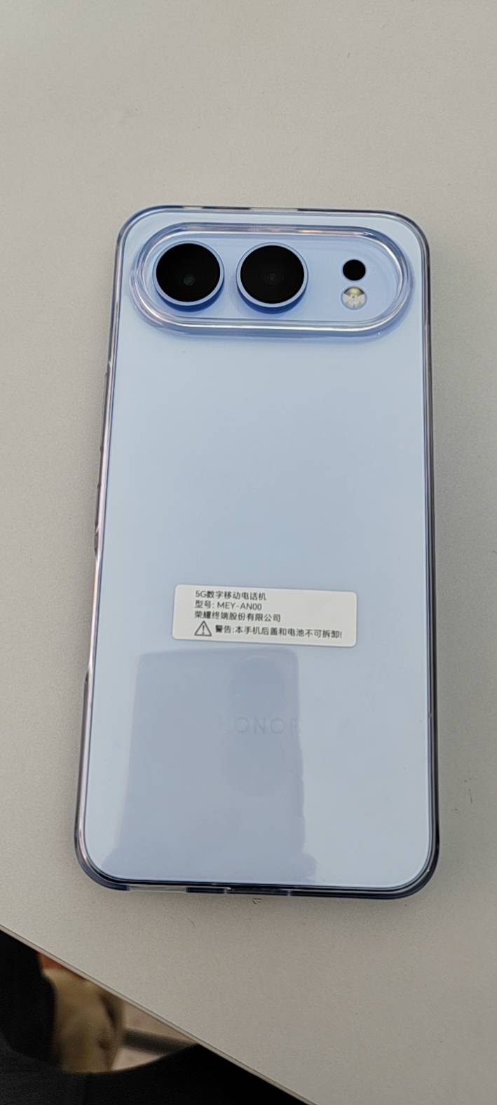 [手机] 荣耀+5G手机-MEY-AN00 荣耀500 12GB+512GB 海蓝宝 MEY-AN00 双卡 全网通版手机 2亿人像全能实况 第四代骁龙8s 青海湖大电池晒单图