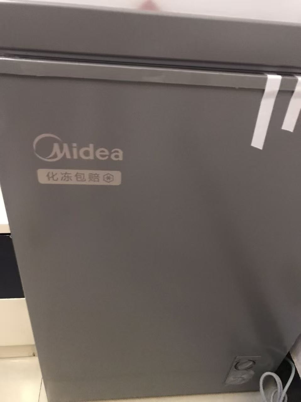 [自营]美的冰箱(Midea)100升 低霜家用囤货冷藏冷冻转换冰柜一级能效母婴母乳冷柜 BD/BC-100KMF(E)晒单图