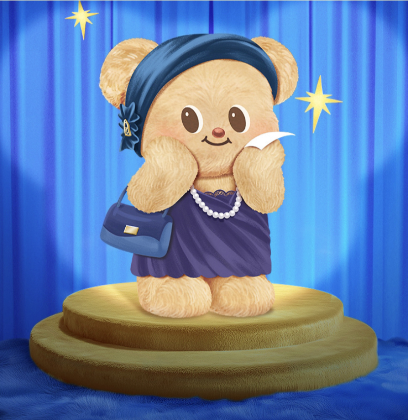 [得宝×黄油小熊联名]Tempo得宝无香联名印花抽纸4层90抽15包卫生纸 家用实惠装餐巾纸面巾纸纸巾-新旧随机发晒单图