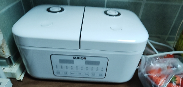 苏泊尔(SUPOR)双胆电饭煲一体双拼家用 4L多功能智能煲汤蒸煮迷你小型预约微压全自动双控电饭锅 SF20TC601晒单图