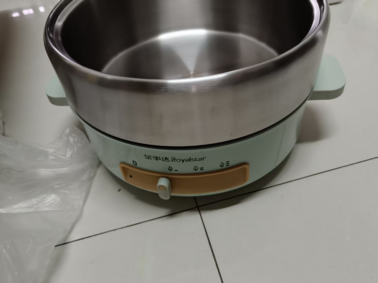 荣事达电火锅家用304不锈钢分体式电锅无涂层多功能电炒菜电煮锅551晒单图