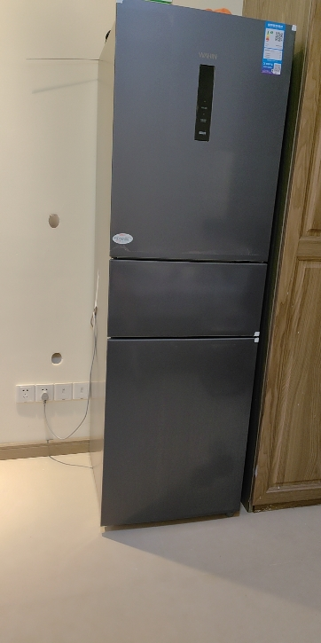 美的出品华凌冰箱282L三门超薄一级能效风冷无霜双变频变温冷藏冷冻净味冰箱家电HR-282WTPZ晒单图