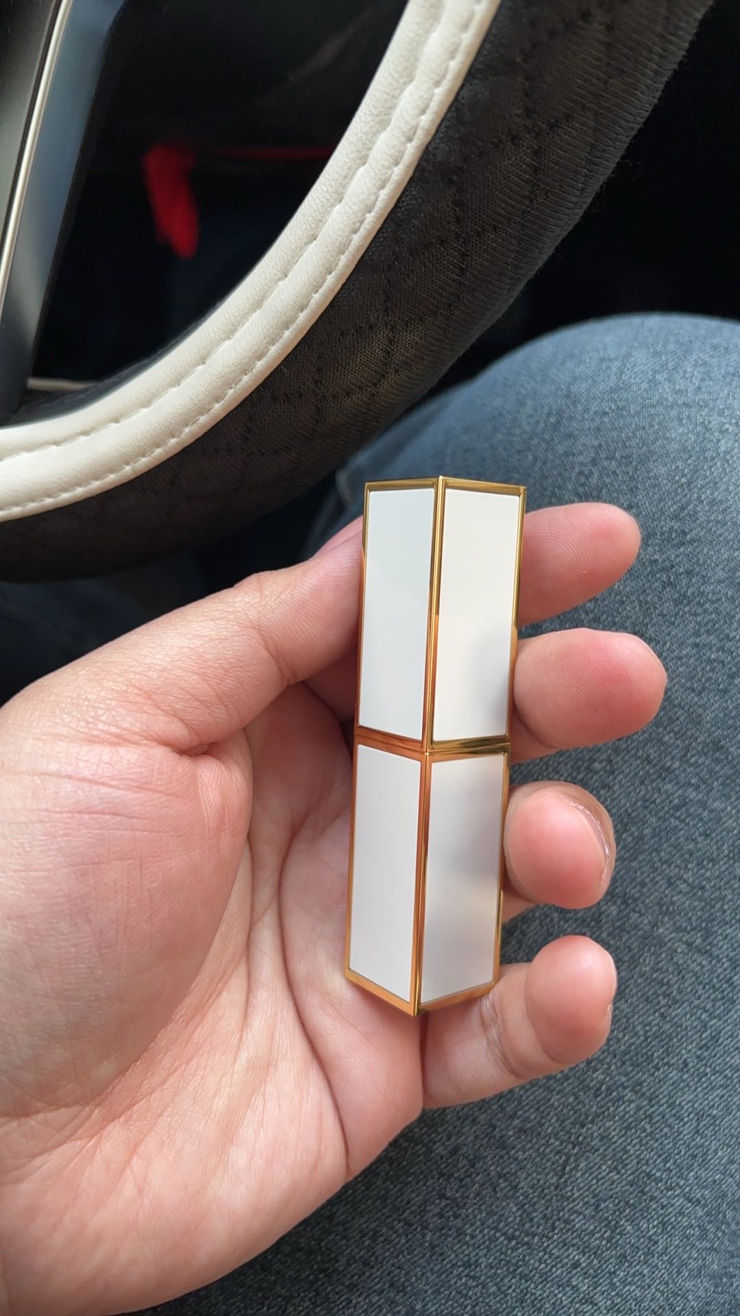 汤姆福特(Tom Ford)口红 TF口红 TF黑白金极细管口红3.3g 白金细管03nubile#日杂奶/茶晒单图