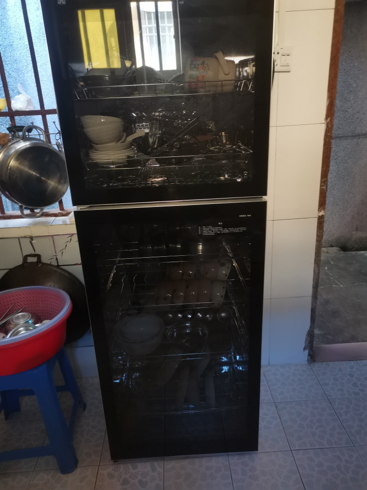 容声(RONGSHENG)消毒柜家用 立式消毒碗柜 大容量 商用消毒柜 双门台式餐具厨房碗筷消毒柜380-RQ230(A晒单图