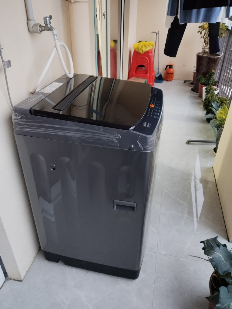 海尔(Haier)12公斤直驱变频大神童1级能效家用全自动波轮洗衣机大容量超净洗纳米微泡净XQB120-BZ20E0晒单图