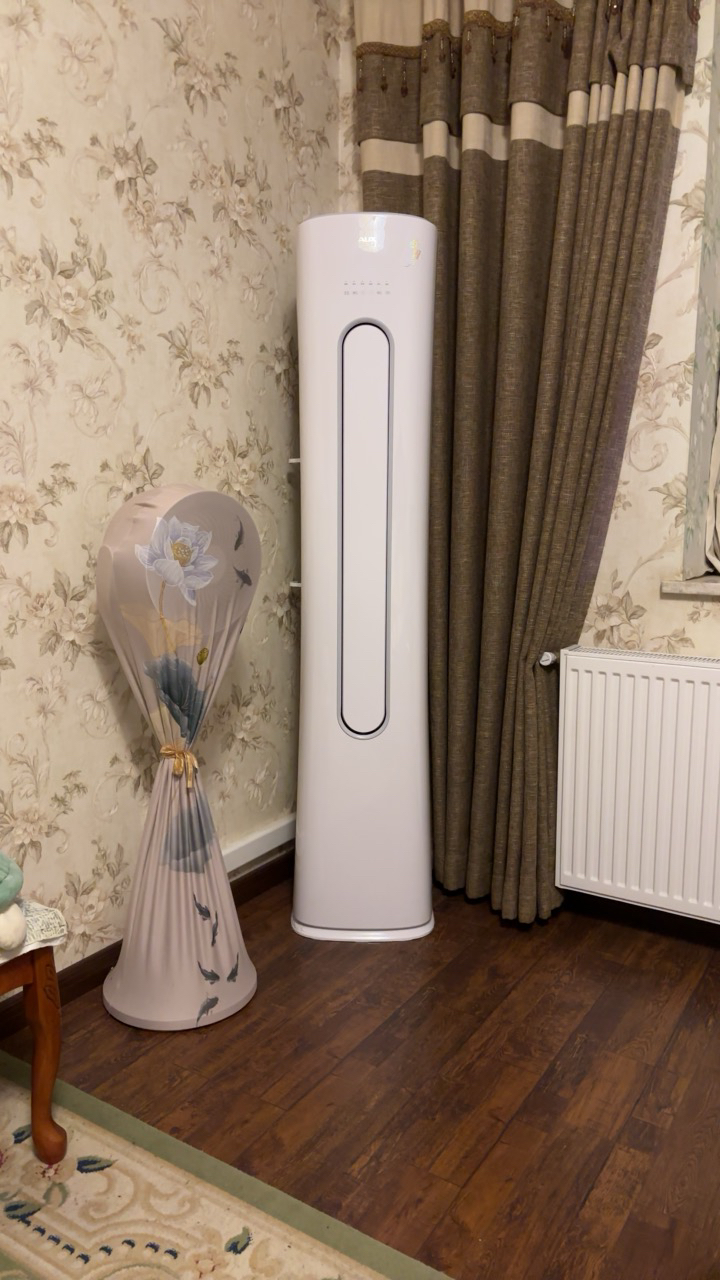 奥克斯 (AUX) 空调立式2匹柜机 新一级能效变频冷暖两用 节能省电 客厅家用空调圆柱柜机晒单图