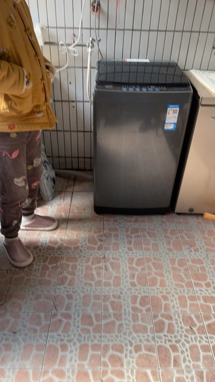 海尔(Haier)10公斤 变频 全自动 波轮洗衣机 1.0洗净比 纳米微泡净 除菌除螨 XQB100-BZ20B0晒单图