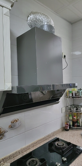 美的(Midea)[蒸汽洗AK7max抽油烟机]家用28风量顶侧双吸变频1100Pa静压 0缝平嵌齐平橱柜自清洁脱排吸油晒单图