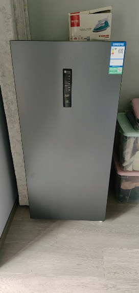 容声(Ronshen)155升风冷无霜立式冰柜家用一级能效电脑控温冷藏冷冻抽屉式冷柜囤货小冰箱BD-155WRSY以旧换晒单图