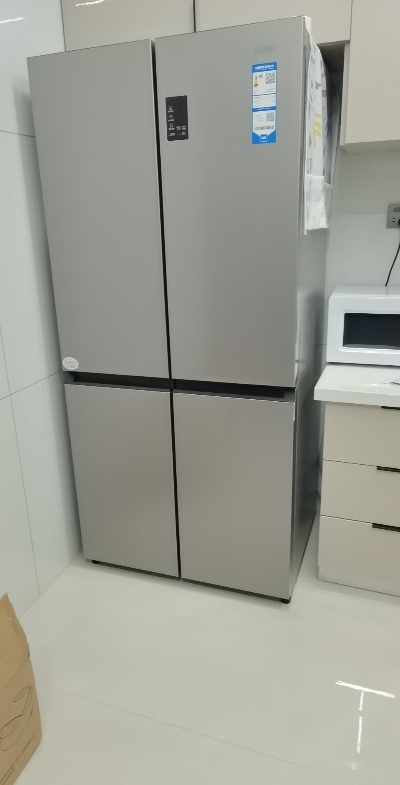 海尔539升十字对开门冰箱容量四开门黑金净化三档变温一级变频风冷无霜家用电冰箱晒单图