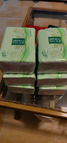 清风抽纸110抽4包家用实惠装餐巾纸面巾纸擦手原木卫生纸巾晒单图