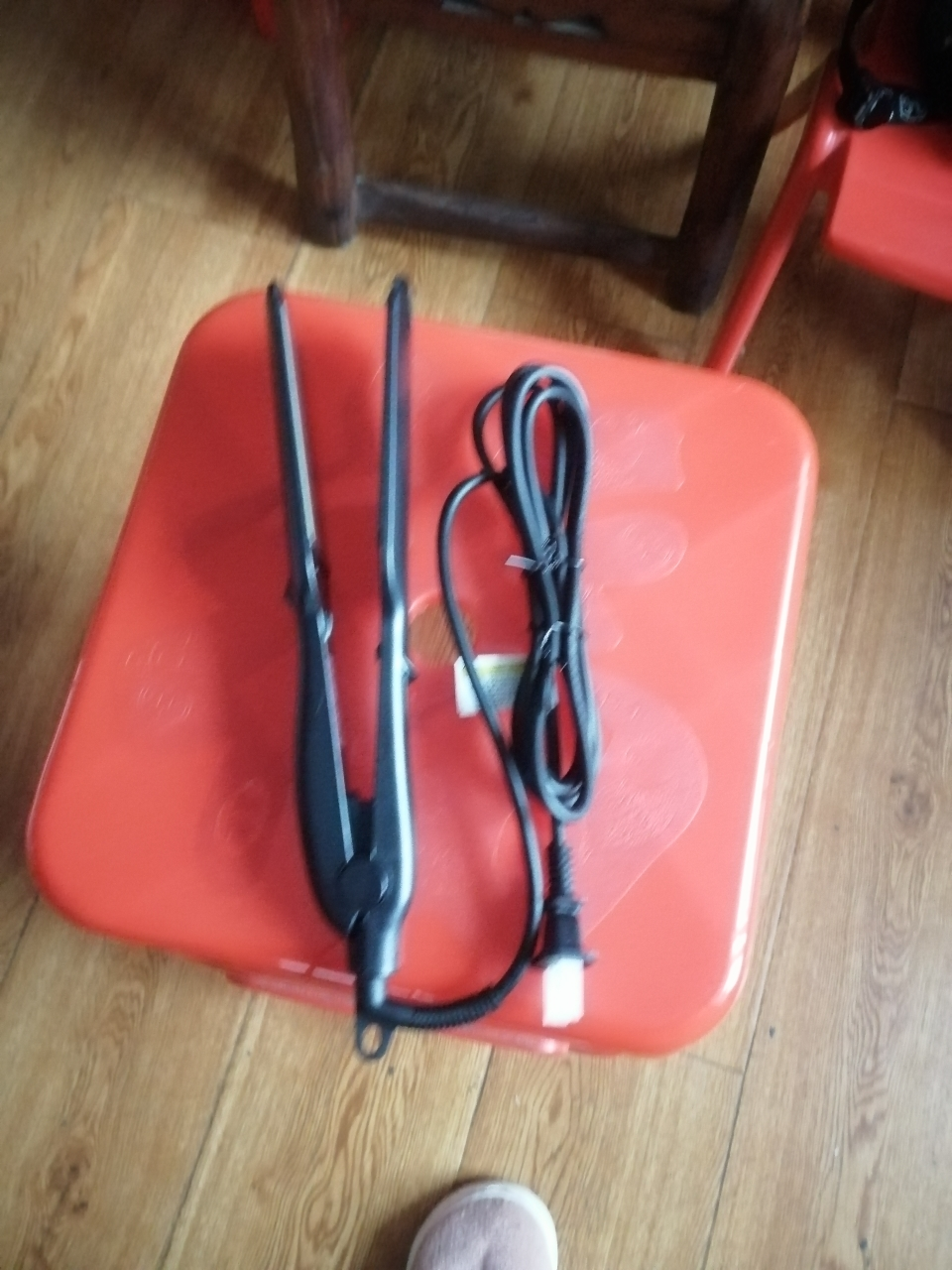 康夫(CONFU)卷发棒电夹板拉直加宽直卷两用 专业直发夹板 理发店烫发 直板夹美发熨板 直发器 KF-505晒单图