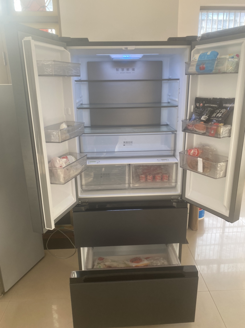 [自营]美的冰箱(Midea)508净味法式多门冰箱高端系列智能杀菌BCD-508WTPZM(E)以旧换新晒单图