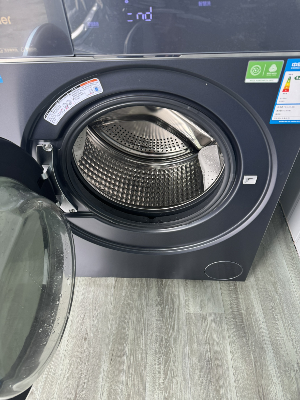 海尔(Haier)云溪4.0 Pro 10公斤 直驱变频 精华洗 双智投 光等离子除菌 滚筒洗衣机 BLEG78BU1晒单图