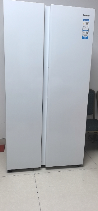 统帅(leader)BCD-618WGLSSEDW9海尔出品 618升对开门超薄冰箱 一级双变频 黑金净化晒单图