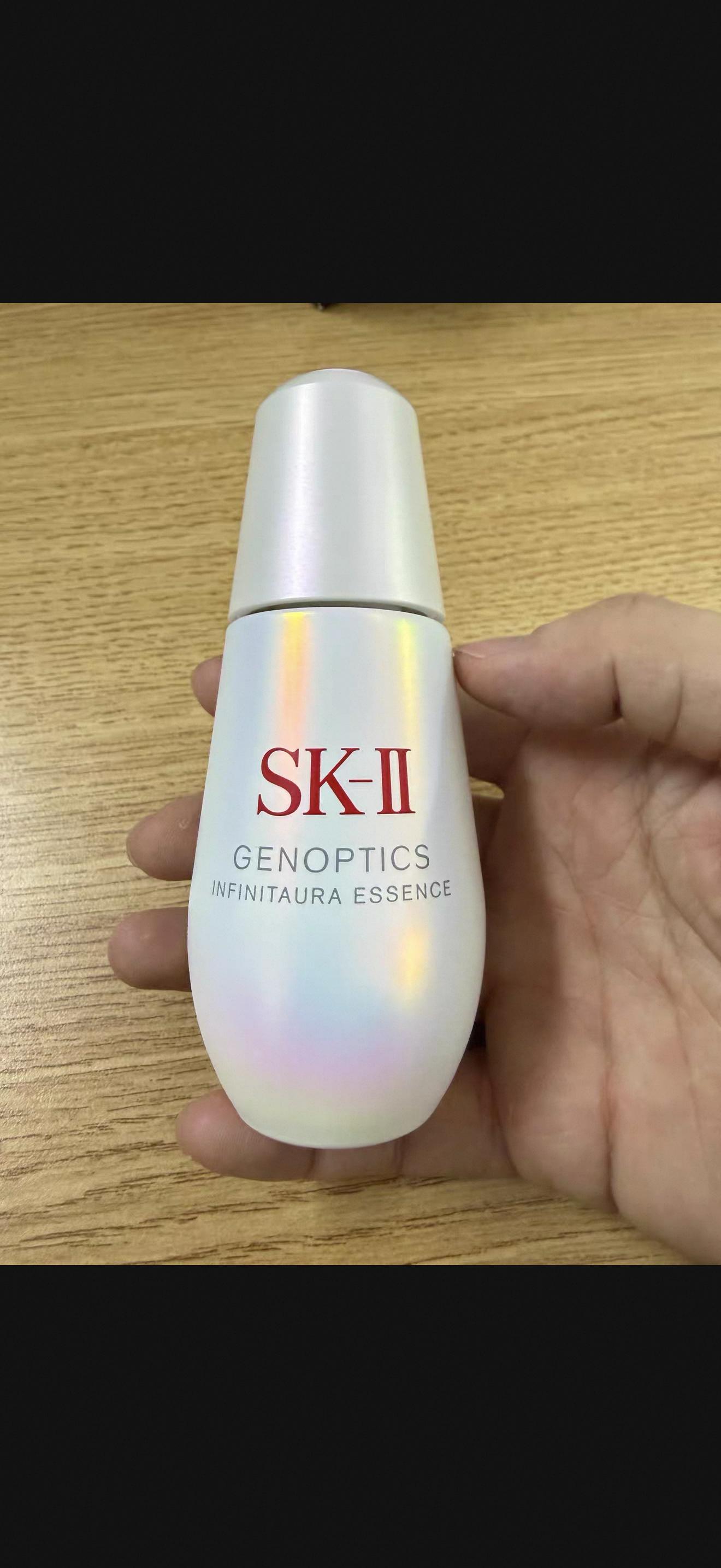 SK-II超肌因钻光净白精华 紧肤淡皱保湿补水精华液 小灯泡sk2焕白精华50ml 护肤提亮肤色淡/斑晒单图