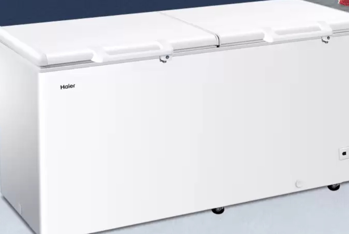 Haier/海尔冰柜超市商用大容量500升以上卧式双开门冷藏冷冻转换冷柜带锁带脚轮海鲜柜大冷柜 829升/零下38度速冻晒单图