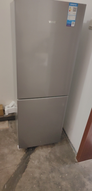 [自营]美的冰箱出品华凌185双门两门家电冰箱小型家用租房节能低音二门双温冷冻冷藏小型冰箱宿舍小型HR-185 灰色晒单图