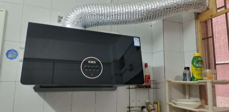 万家乐抽油烟机 中式吸油烟机家用小尺寸16m³/min大吸力油烟机深腔拢烟一级能效钢化玻璃面板AZ1晒单图