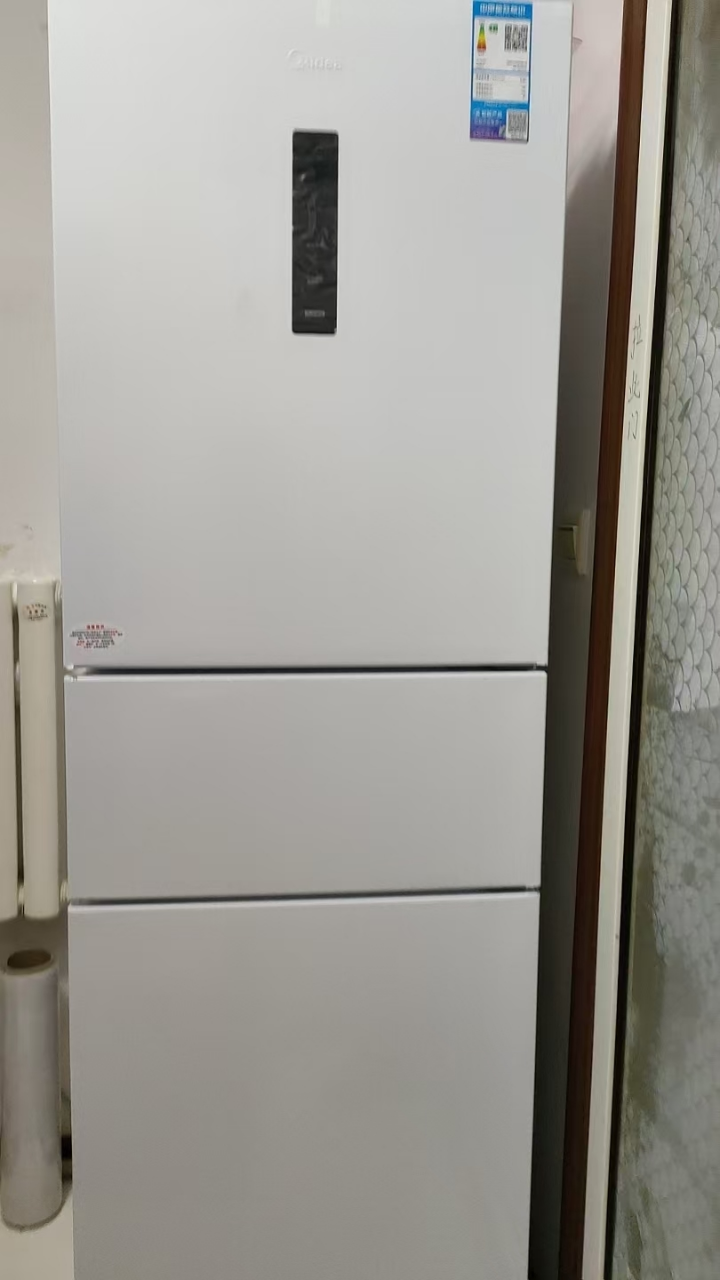 [自营]美的冰箱271升三门冰箱风冷自动除霜 全空间PT离子净化 一级能效双变频 MR-283WTPZE 极地白晒单图