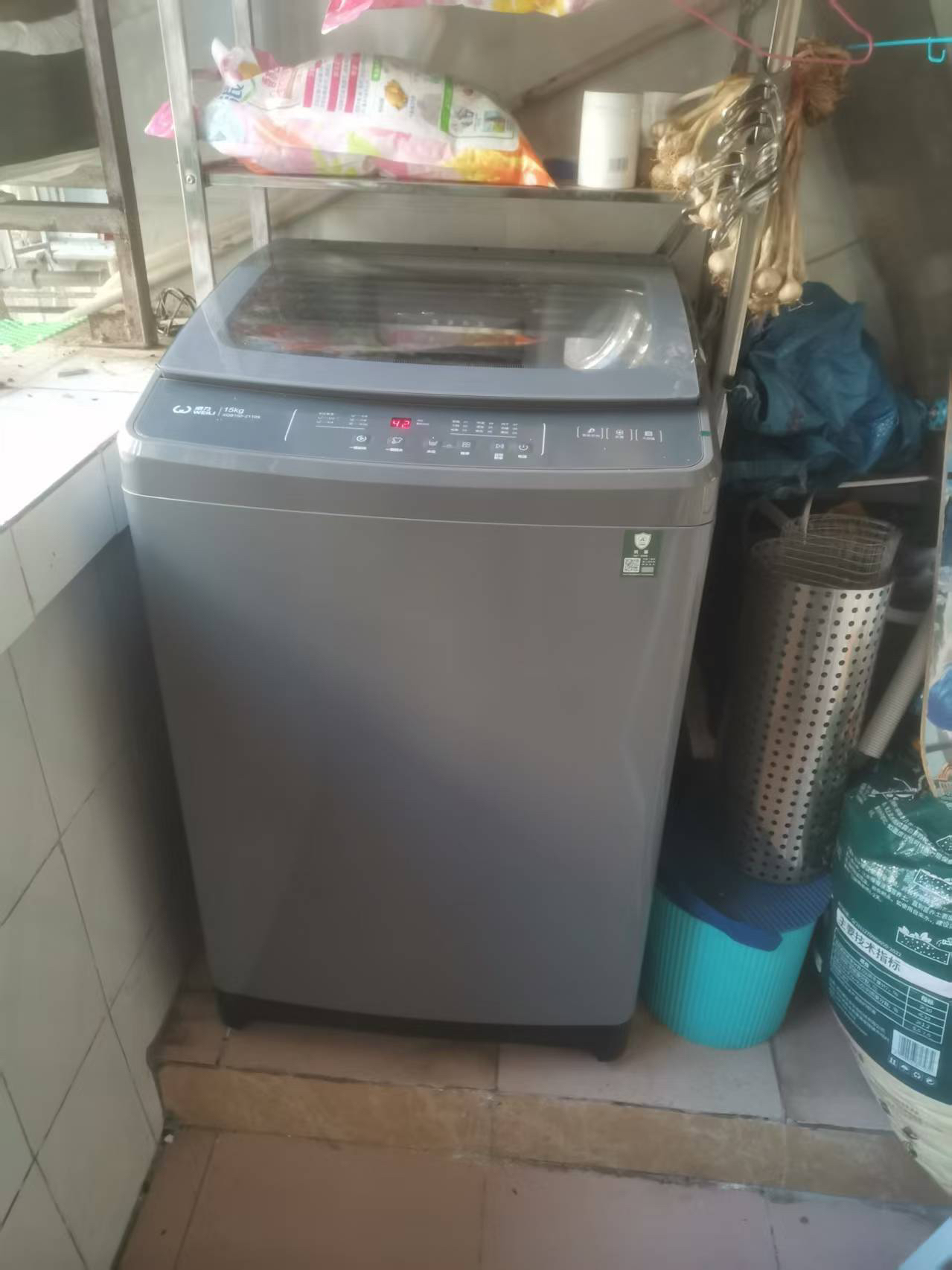威力(WEILI)15公斤波轮洗衣机全自动大容量 量衣判水 护衣防缠绕 耐腐箱体优质电机 XQB150-2119X晒单图