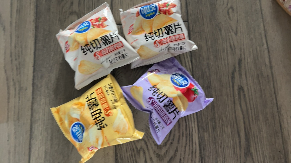 可比克纯切薯片12g*4袋随机口味追剧零食膨化大礼包休闲食品晒单图
