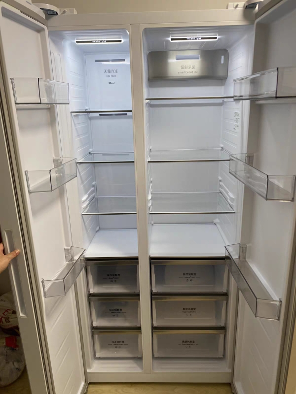 新品西门子(SIEMENS)604升超大容量对开门变频电冰箱双开门博纳臻鲜超氧恒鲜杀菌长效净味净味 KA98CEA20C晒单图