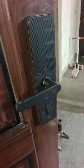 小米(MI)智能门锁E30 米家指纹锁电子锁全自动门锁C级锁芯办公家用密码锁防盗门锁集成智能门铃晒单图