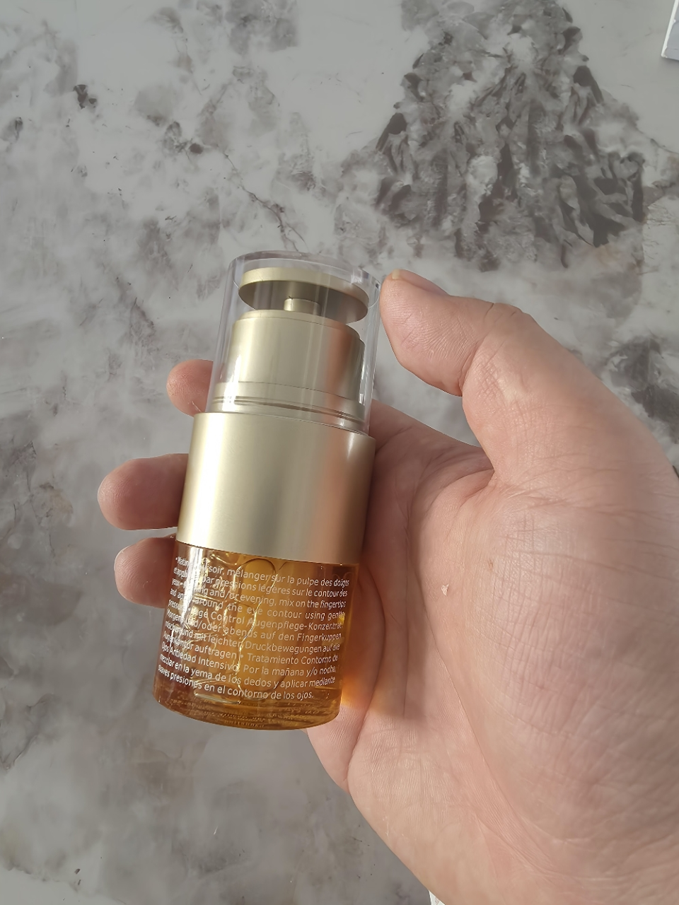 娇韵诗(CLARINS) 双萃精华眼霜 紧致精华 眼部精华 补水保湿淡化细纹 双萃焕活眼部精/华20ml晒单图