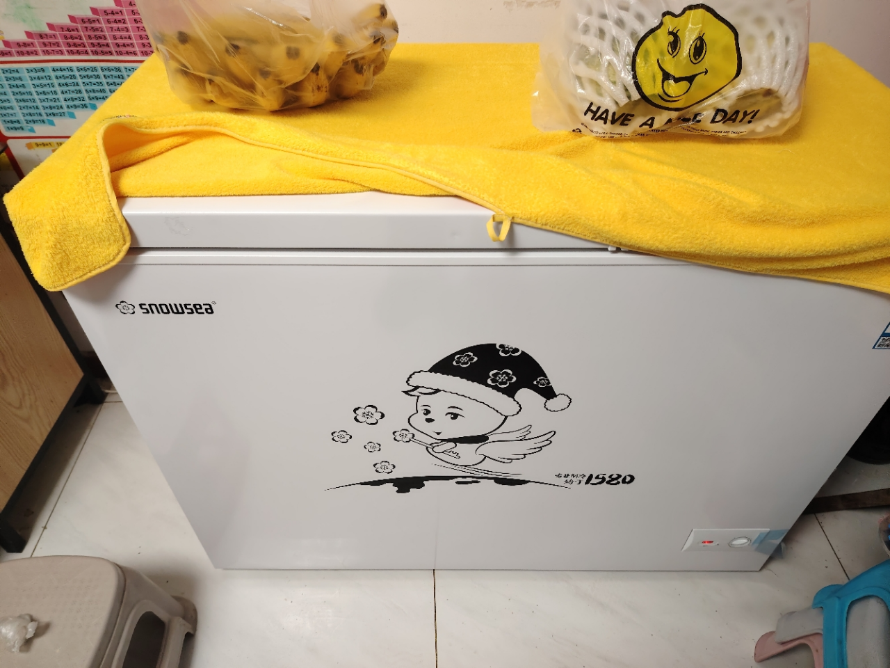 香雪海 248L 双温冰柜家用商用 大容量减霜双温冰柜 一级能效 卧式冰柜BCD-288A晒单图